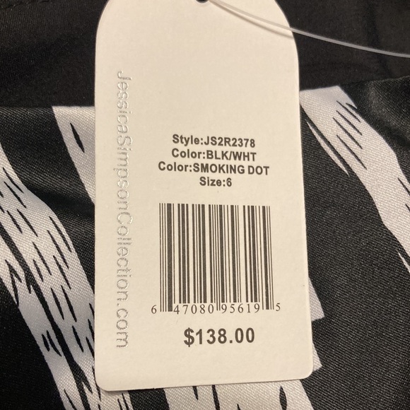 Jessica Simpson One Shoulder Flutter Sleeve Dress - Picture 6 of 6